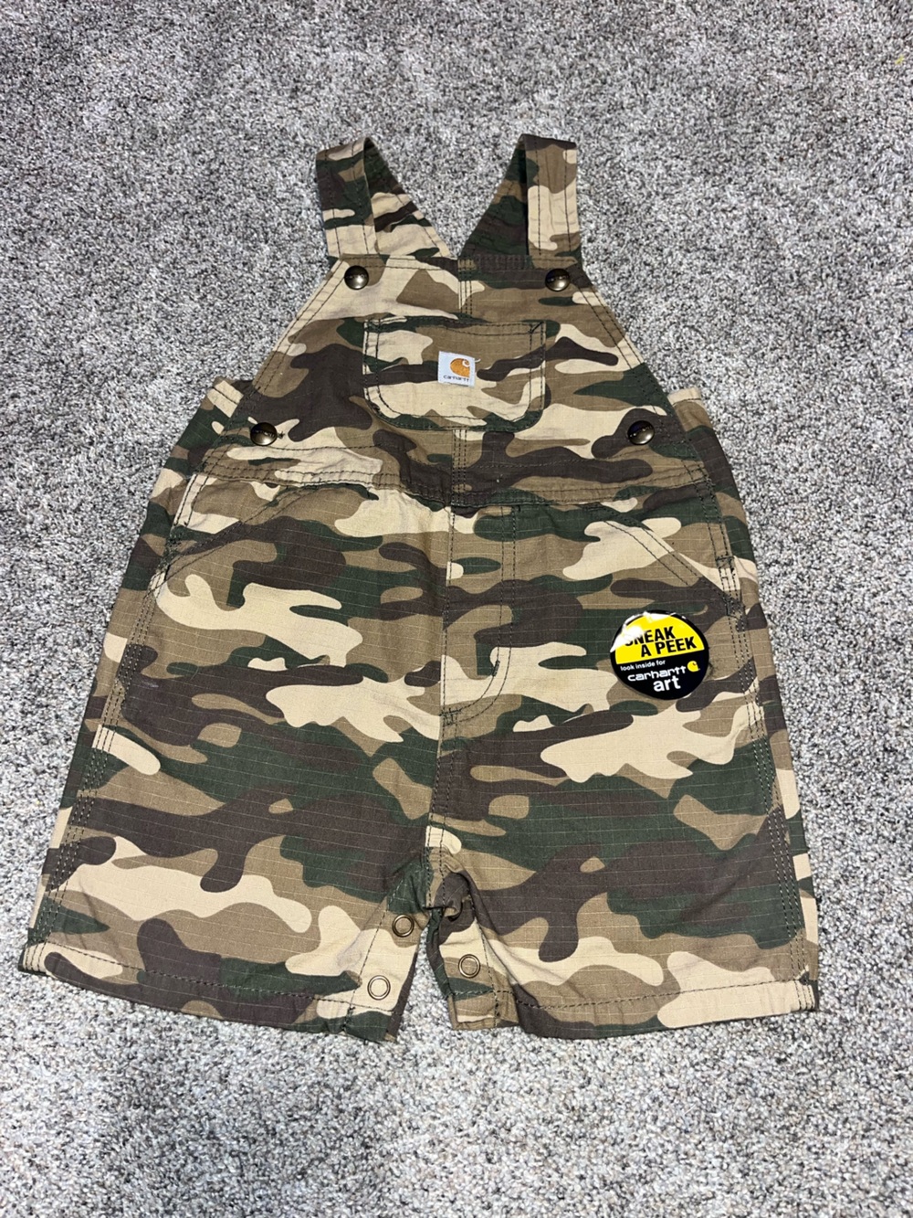 24 mo Carhartt shortfalls overalls nwot